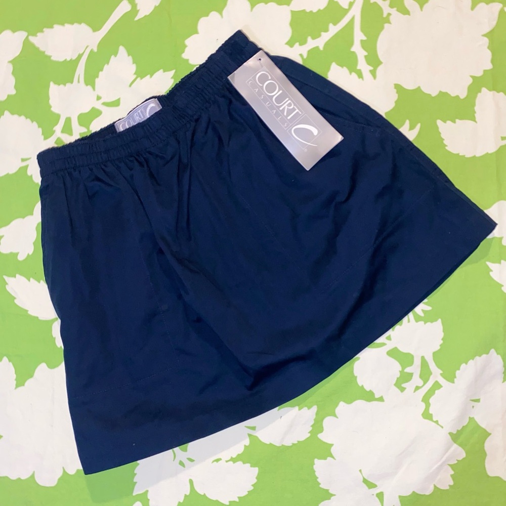 Girls size 10 Court Casuals Navy Blue Athletic Skirt